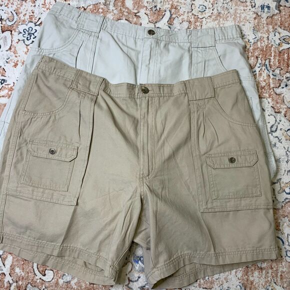 Mens RedHead 8 Pocket‎ Hiker Shorts Set of 2 New Outdoors - Picture 1 of 16